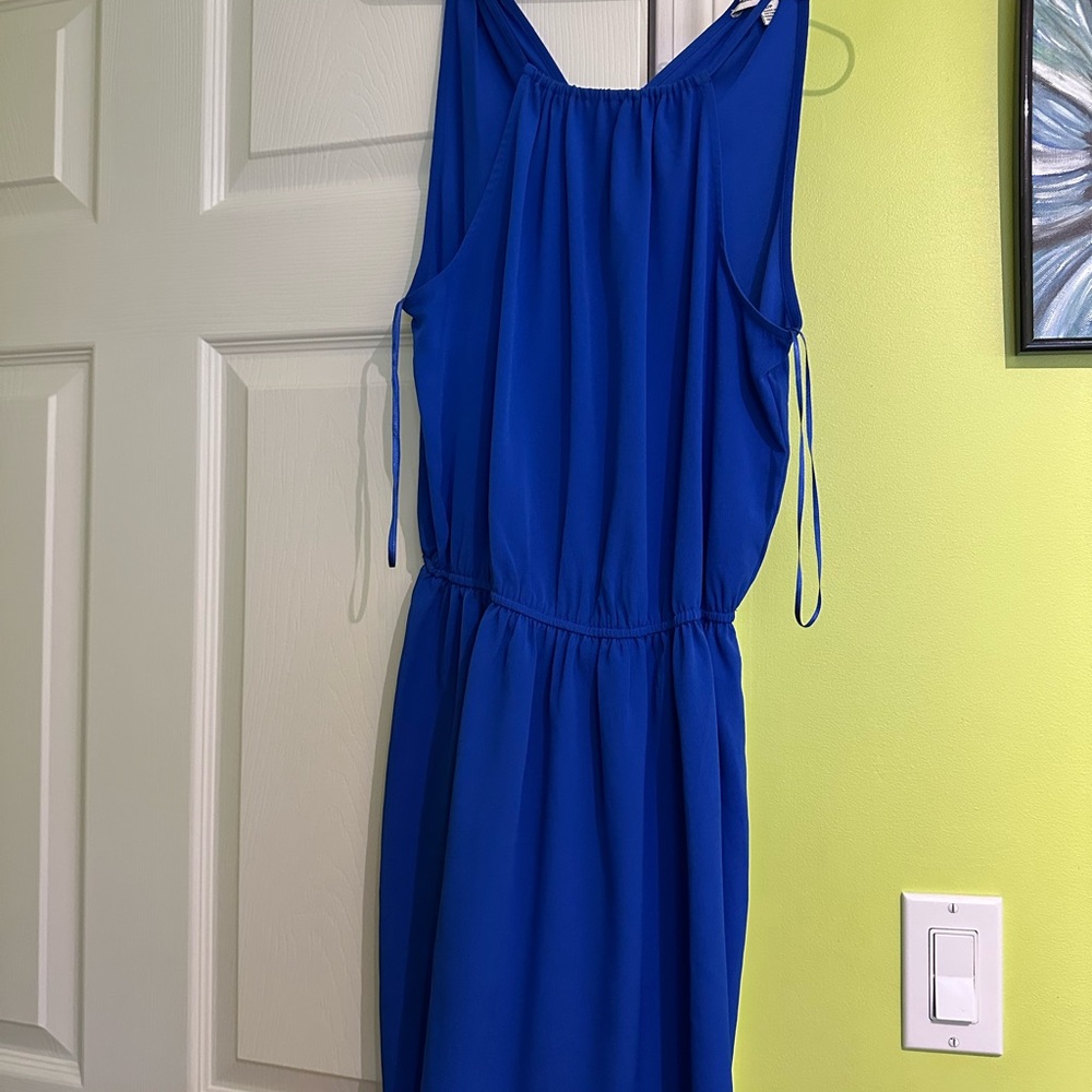 American Eagle Outfitters Royal Blue Backless Dress small